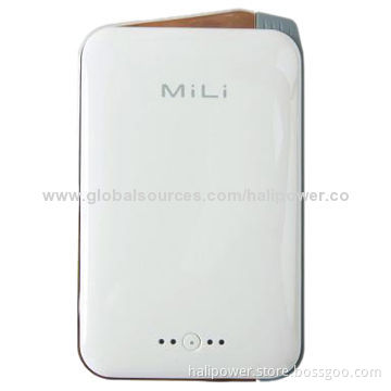 Big Capacity 12,000mAh Crystal Power Bank/Charger with 5V/1.8A Input, 150*92*18mm Size